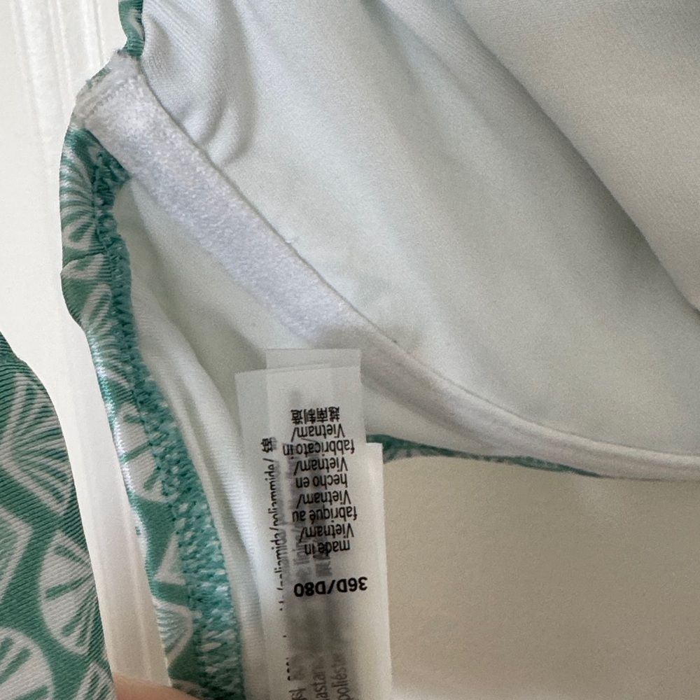 Mint Green Seashell Patterned Two-Piece Bikini Sw… - image 7